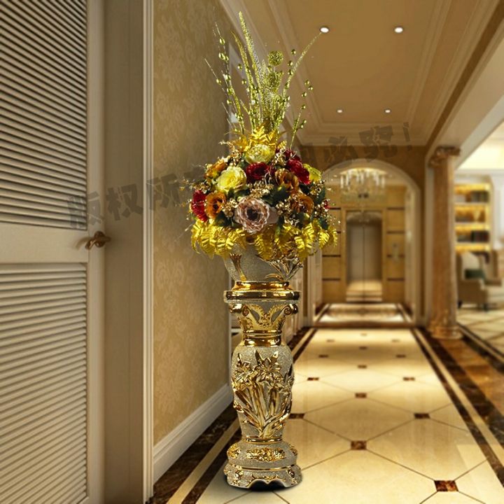 Luxury Floor Vase Set Simulation Floriculture and Floral Arrangement