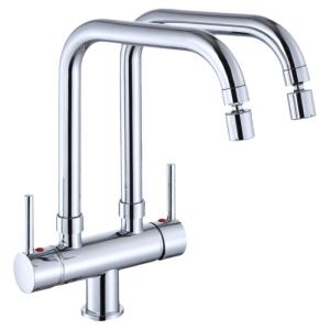 XUANSHA | Hot & Cold Water Dual Outlet Rotating Kitchen Faucet