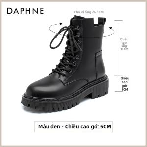 Daphne | Giày Boots Đế Dày Chống Thấm Mùa Hè Cao Trung Bình