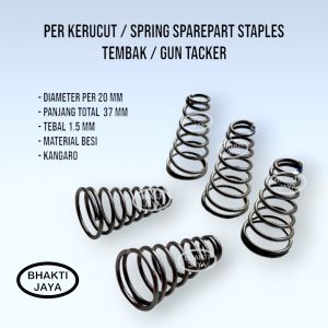 Per Kerucut / Spring Sparepart Staples Tembak / Gun Tacker | 1.5 mm | Kangaro