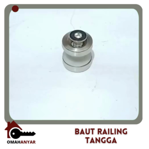 Baut Railing Jepit Kaca Stainless Steel 201 | Penahan Kaca Balkon Tangga Partisi