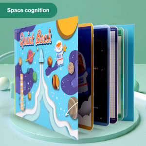 Montessori Busy Book for Kids Toddlers Educational Toys Baby Diy Paste Quiet Book Children Animals Numbers Matching Puzzles Toys