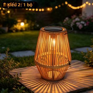 Đèn Lồng Treo Năng Lượng Mặt Trời Nâng Cấp Chống Nước Kiểu Cổ Điển Dùng Ngoài Trời Ánh Sáng Ấm Áp Không Nhấp Nháy Dùng Cho Chòi Nghỉ Sân Hiên Kèm Bóng Đèn LED.