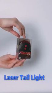 V2 Lampu Laser Belakang Sepeda - Lampu Sepeda Laser Garis Line LED Bicycle Lighting