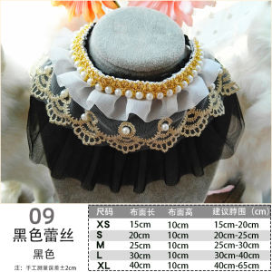 Khăn Choàng Cổ Chó Kiểu Công Chúa Viền Ren Dễ Thương Cho Chó Cưng Nhỏ Và Chó Trung Bình Như Samoyed Teddy Pomeranian