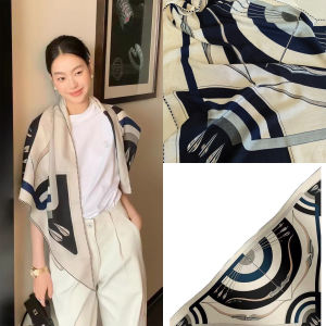 2026 Print Triangular Scarf Women Silk Satin Head Scarf Ladies Neck Kerchief Hair Bandana Shawl Wrap Hijab Designer Neckerchief