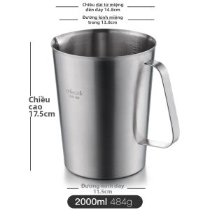 Onlycook | Cốc Đo 304 Thép Không Gỉ