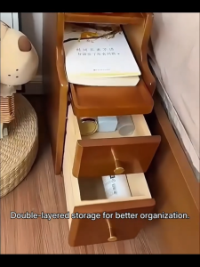 Board Bedside Table Multi Size Storage Cabinet Bedroom Bedside Extremely Narrow Crevice Small Cabinet Simple Mini Storage Rack