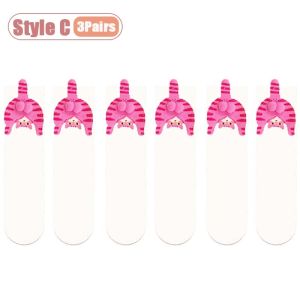 Cartoon Cat Egg Couple Socks Cozy Mid-Calf for Maternity Warm Winter Cute Present for Christmas Cat Lovers Family