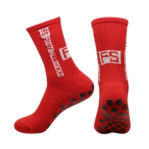 FS Football Socks New Style Round Silicone Suction Cup Grip Anti Slip Soccer Socks Sports Men Women Baseball Rugby Socks