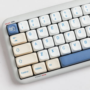 MOA Height Dairy Cartoon Keycaps PS/2 Bluetooth USB Connection Ergonomic Keyboard Durable Material Cute Design for Computer Accessories