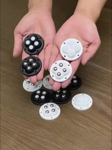 4pcs Paste Universal Wheel No Noise Self Adhesive Universal Pulley Rotating Wheels for Trash Can Bottom Kitchen Small Appliances