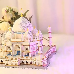 Taj Mahal Castle Mini Bricks Boys Girls Adult Jigsaw Puzzle Childrens Educational Assembly Toys