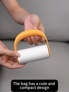 Deli Vusign Lint Sticking Roller 60 Sheets Sticky Laundry Care Roller Cleaning Roller