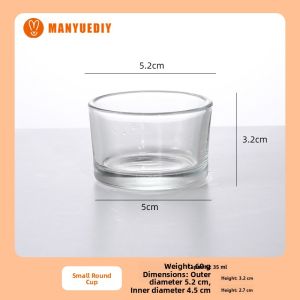 Creative DIY Glass Candle Container