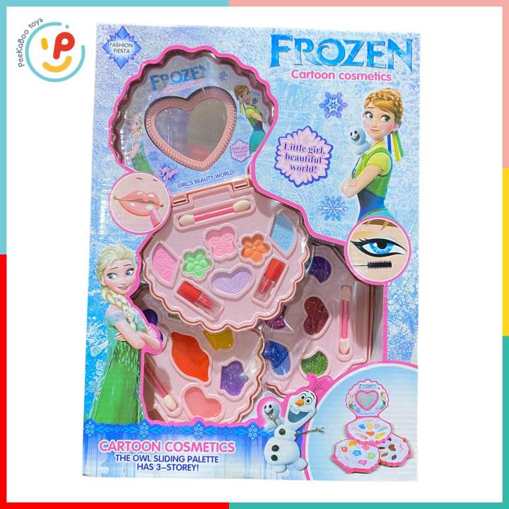 Bộ đồ chơi trang điểm làm đẹp make up cho bé Frozen hình vỏ sò 667-576 ...