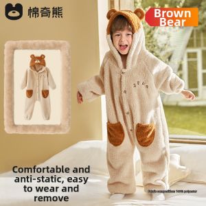 MIANQIXIONG | Winter Warm Flannel Pajama Set
