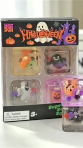Schylling | 2026 New SchyllingNeedoh Fidget Halloween Slow Rebound Toy Pressure Relieving Mini 4-piece Set Focus Sensory Cube Gift Toy
