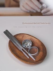 Japanese Style Nail Salon Dual Head Bead Pen Orange Stick Large Diamond Tweezers Practical Opening Nail Art Tool Collection