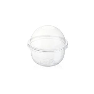 Bộ 50 Cốc Ăn Tráng Miệng Có Nắp Đậy Nhựa Kem Mousse Pudding Ly Cho Tiệc Dã Ngoại Đóng Gói Dung Tích 250/360/500ML Dụng Cụ Làm Bánh
