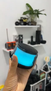 Sumber T-WOLF Speaker Bluetooth Portable 360 Mini full bass Transparent RGB 5W dicas mini- S-100