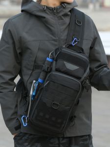 Tactical Fishing Tool Crossbody Bag Waterproof Large Capacity