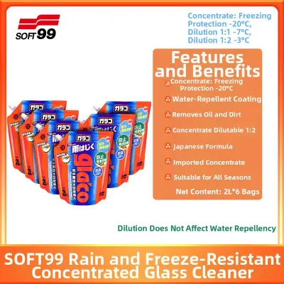 Soft 99 | Stain Removing Concentrated Ethanol Car Windshield Washer Fluid Summer