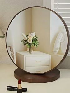 MU FENG ZHI NAN | Foldable Wooden Makeup Mirror