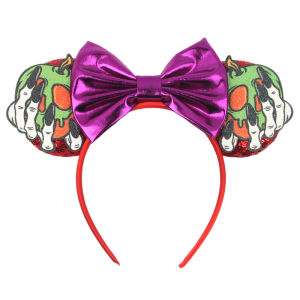 Mickey Mouse Ear Headbands Bow Hairbands Hair Accessories Party Christmas Halloween Princess Decoration Cosplay Costume for Girl
