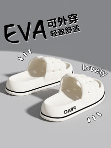 Dép Đế Dày Mùa Hè Cho Nữ Đi Trong Nhà Phòng Tắm Chống Trượt Cho Cặp Đôi Dép Xăng Đan Đế EVA Thoải Mái Thoáng Khí