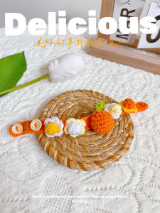 ป้าเหมียวปลอกคอแมวและสัตว์เลี้ยงผ้าพันคอสีส้มน่ารักผ้าพันคอสุนัขถักด้วยมือขนสัตว์เครื่องประดับสำหรับถ่ายภาพ