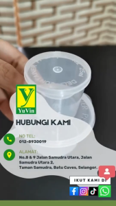 Felton Plastic Sauce Cup With Lid / Mini Round Sauce Container / 1oz / 1.5oz / 2oz Bekas Sos