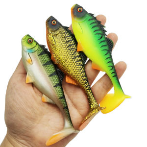 3 Pcs Fishing Lures Soft 11.6cm/4.57in Artificial Bait Lure Fishing Kit Gear Artificial Bait For Freshwater And Saltwater