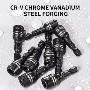 8mm Deep Air Impact Socket For Torque Wrench Auto Repair Tools Ratchet Multifunction Chrome Vanadium Steel Reducer Sleeve Wrench