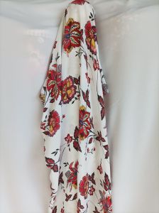 Kain Ceruty Zara Motif Premium - Harga setengah meter