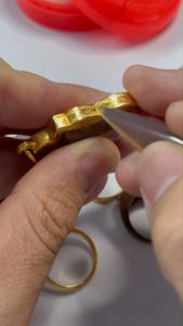 หยกขัดเงา หยกขัดทอง หมาเล่า หยกขัดเงาลบรอบขีดขวน หยกขัดเครื่องประดับ อุปกรณ์ทำกรอบพระ รับประกันของแท้