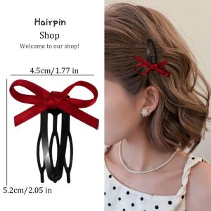 12Pcs Solid Bow Tooth Design Comb Hairpin Sweet Barrettes BB Hair Clip Non Slip Hair Accessories for Women Girls Daily Use