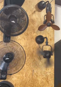 DEKA FIERO TINY VIVI 16" 3 BLADE DC MOTOR 12 SPEEDS REMOTE CONTROL CEILING/WALL MOUNT FAN