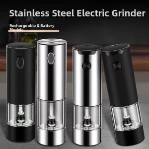 MOLIDA | Stainless Steel Rechargeable Electric Pepper Grinder Adjustable Coarseness Home Use