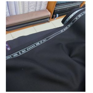 Kain Celana /Bahan Celana /Bahan kain Jas pure wool jet Black edition 580s (hrg PerCelana)