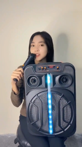 Advance Speaker Bluetooth  plus Mic Karaoke Portable with Microphone Music Box Support FM Radio For Outdoor S-50