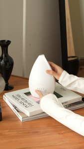 [KIRONA SCENT] Edge Aroma Diffuser 200ml (Black) | Touch Sensor Control | Auto Shut Off | Suitable for Bedroom Study & Work Desks Gifts