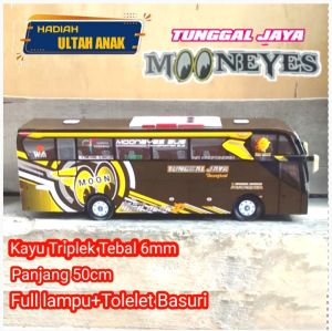 Miniatur bus Tunggal jaya mooneyes variasi panjang 45cm dan 50cm mainan anak terbaru