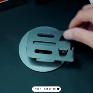 360° Rotating Metal Desk Cellphone Holder Stand /Foldable phone stand holder/Universal for Cellphone & Tablet