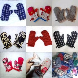 Mode 2 PCS  Sarung Tangan Oven Anti Panas Sarung Tangan Cempal