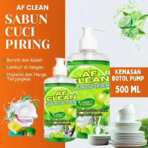 Botol Pump 5000ml Sabun Cuci Piring AF clean Jeruk Nipis Botol Pompa 500 ml