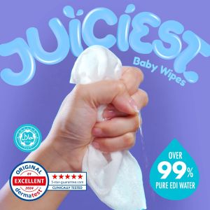 Hoppi 99% Premium Water Baby Wipes - 20sheets - 5in1 Bundle Pack