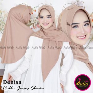 denisa Aulia jilbab instan segitiga premium pet soft antem