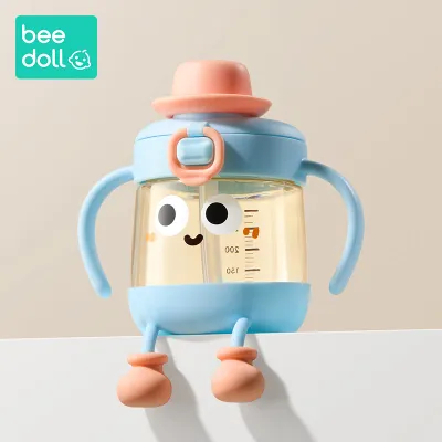 beedoll | Flip Lid PPSU Milk Bottle for Kids with Straw
