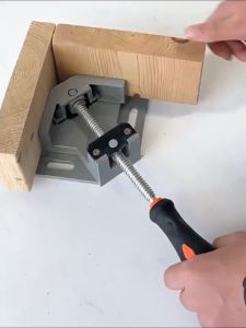 90 Degree Woodworking Right Angle Clamp Photo Frame Fixing Clamp Wood Metal Welding Hand Tool